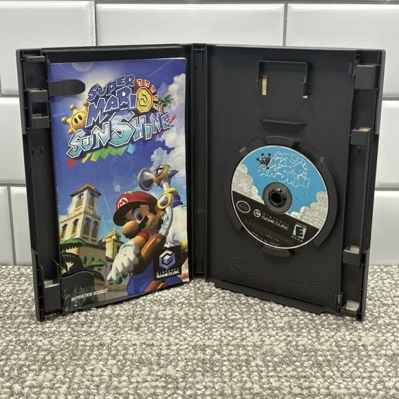 Super Mario Sunshine Nintendo Game Cube Exc Cond Tested Works